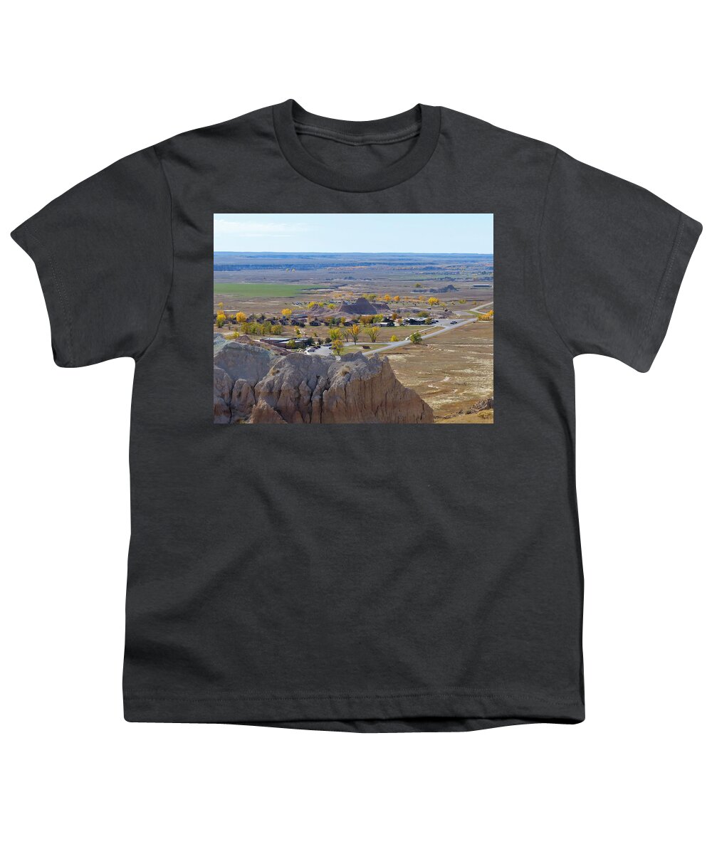Badlands National Park Youth T-Shirt featuring the photograph Badlands In Autumn by Rosanne Licciardi