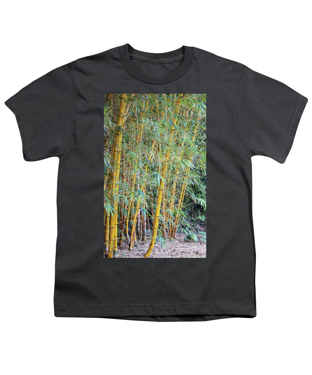 Hawaii Youth T-Shirt featuring the photograph Bamboo Wall by Tony Spencer