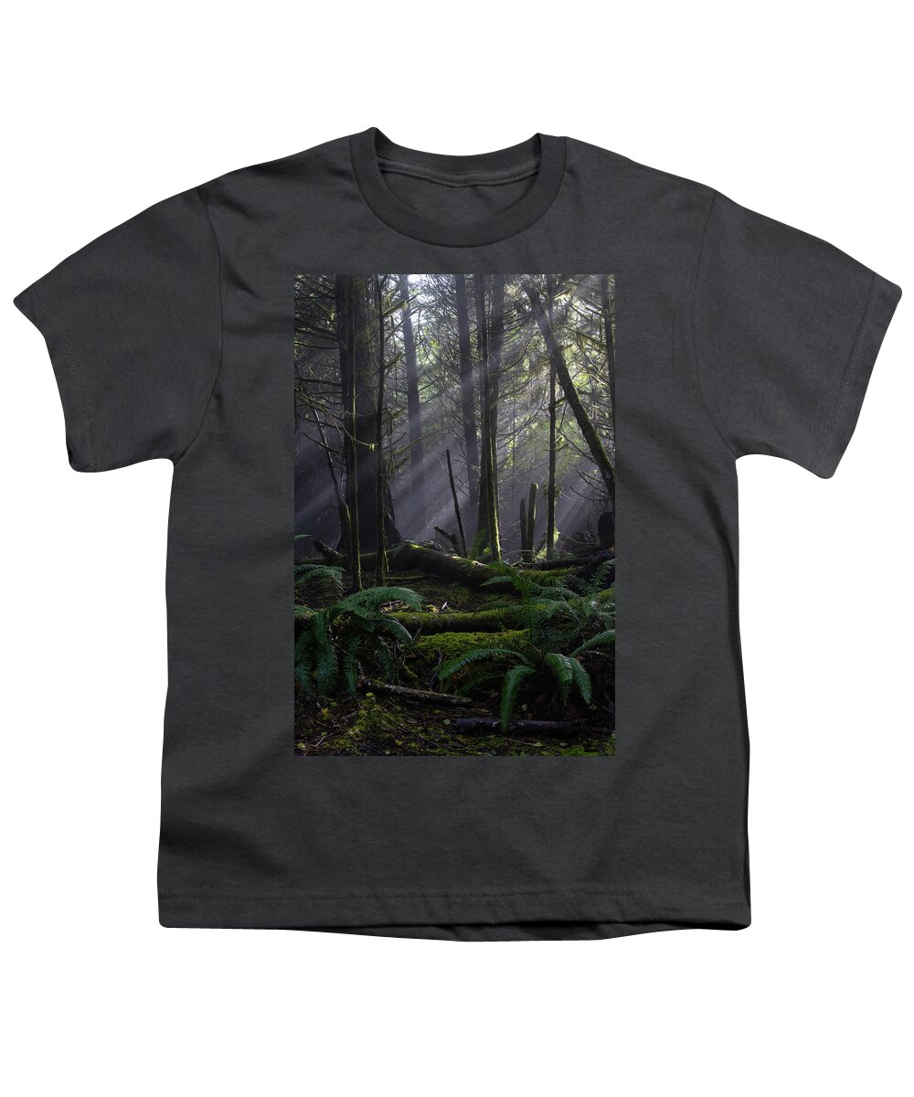 Sunshine Youth T-Shirt featuring the photograph Beams of Light by Bill Cubitt