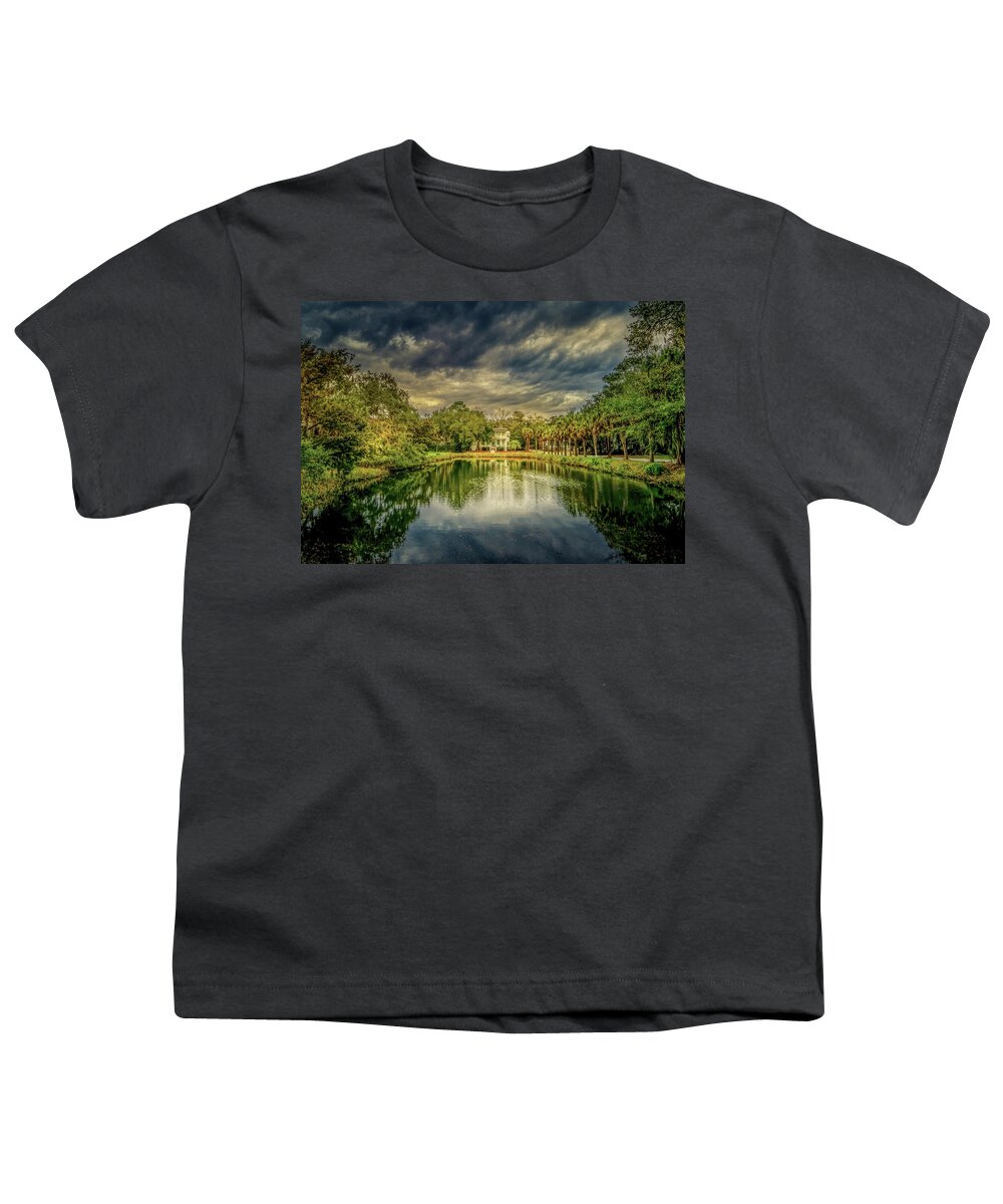 Beaufort Youth T-Shirt featuring the photograph Beaufort South Carolina Reflections by Norma Brandsberg