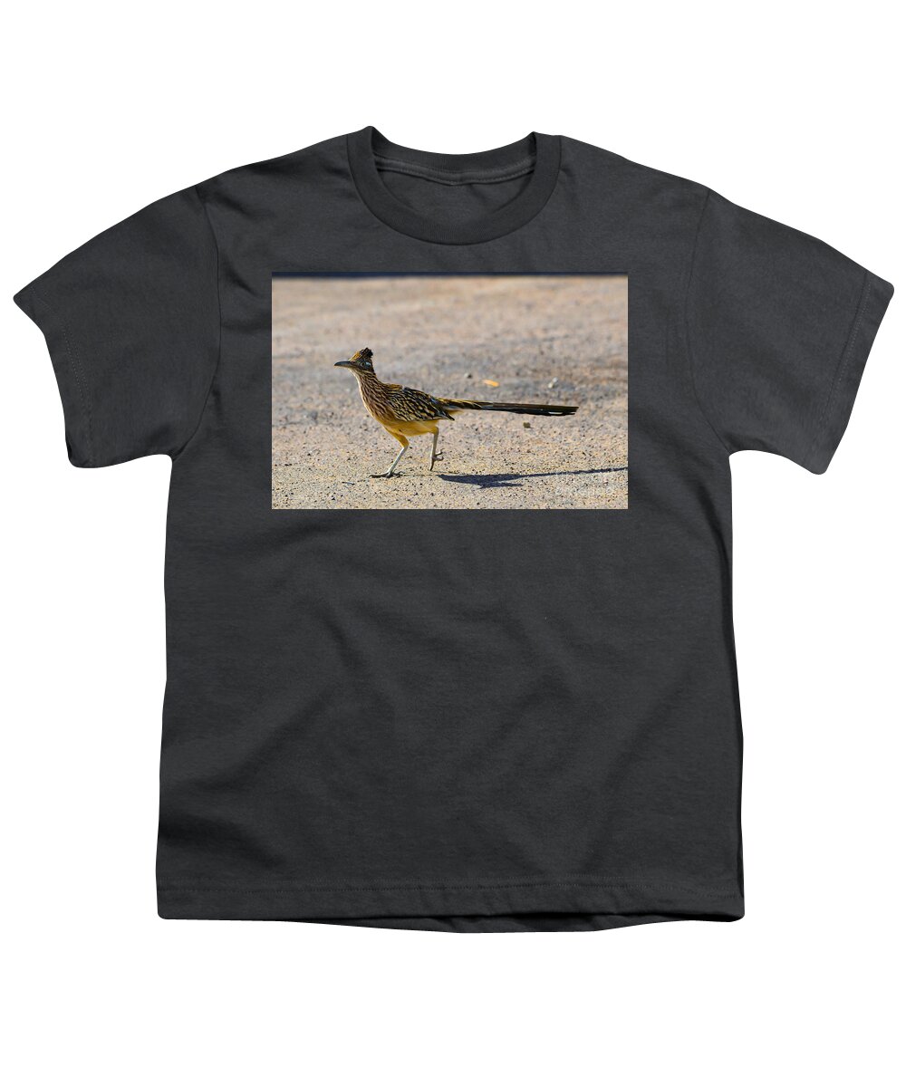 Road Runner Youth T-Shirt featuring the digital art Beep Beep by Tammy Keyes
