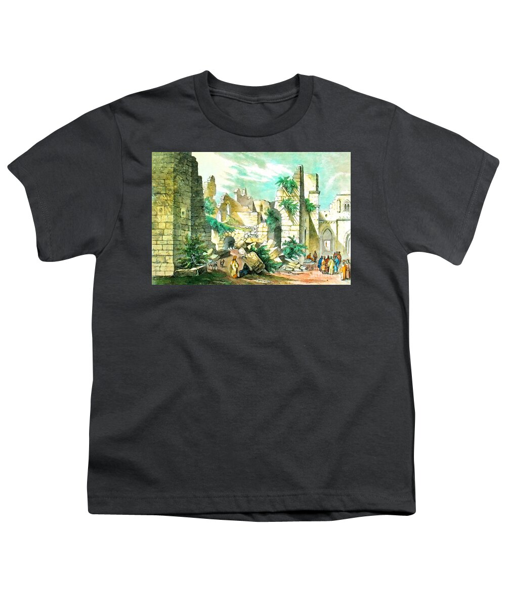 Bethlehem Youth T-Shirt featuring the photograph Bethlehem City in 1860 by Munir Alawi