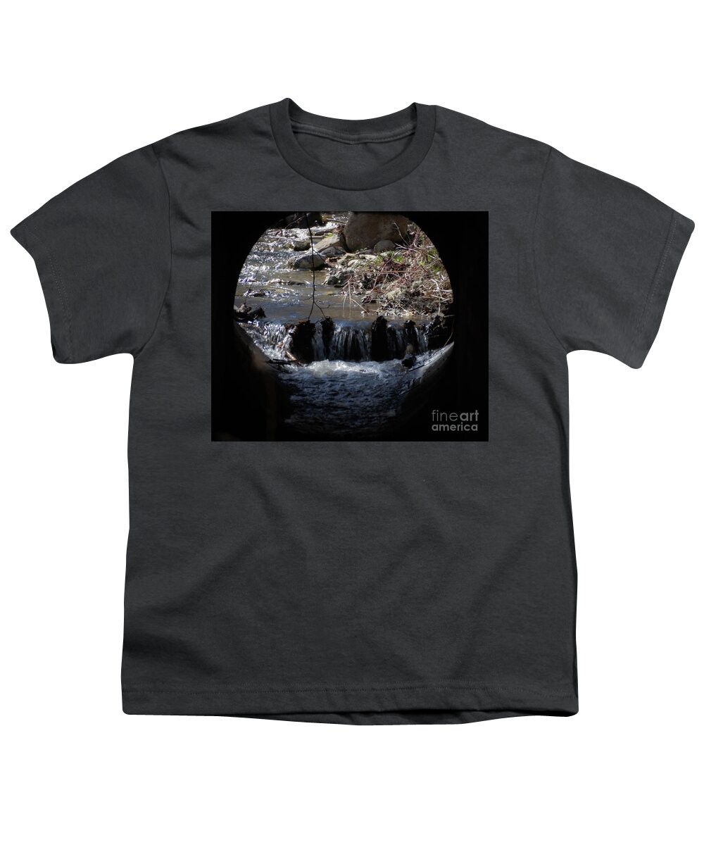 Nature Youth T-Shirt featuring the photograph Beyond the Drain by William Norton