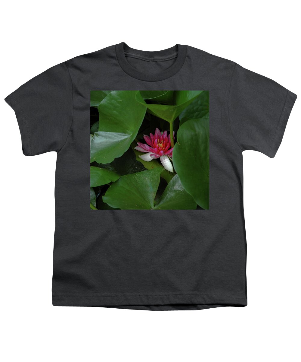Floral Youth T-Shirt featuring the photograph Blooming Water Lily by Mary Lee Dereske