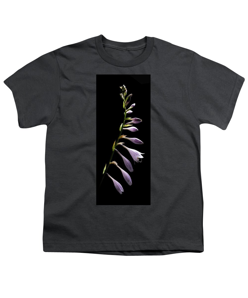 Blue Plantain Lily Youth T-Shirt featuring the photograph Blue Plantain Lily by Kevin Suttlehan