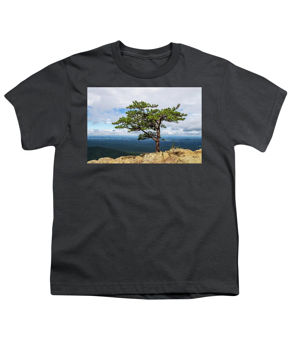 2020 Youth T-Shirt featuring the photograph Blue Ridge Parkway-2 The Sentinel by Charles Hite