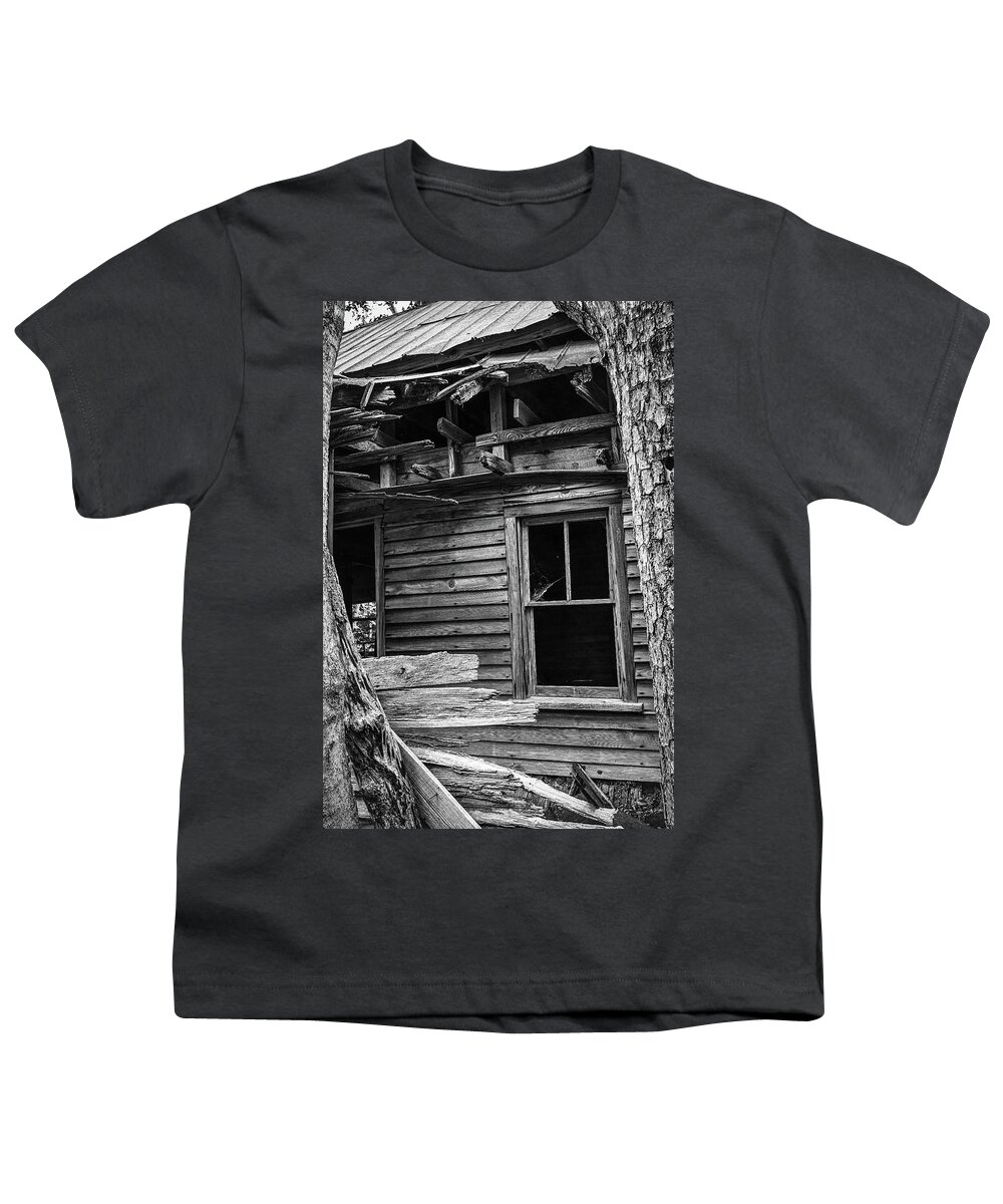 Ruin Youth T-Shirt featuring the photograph Broken Window by Steven Nelson