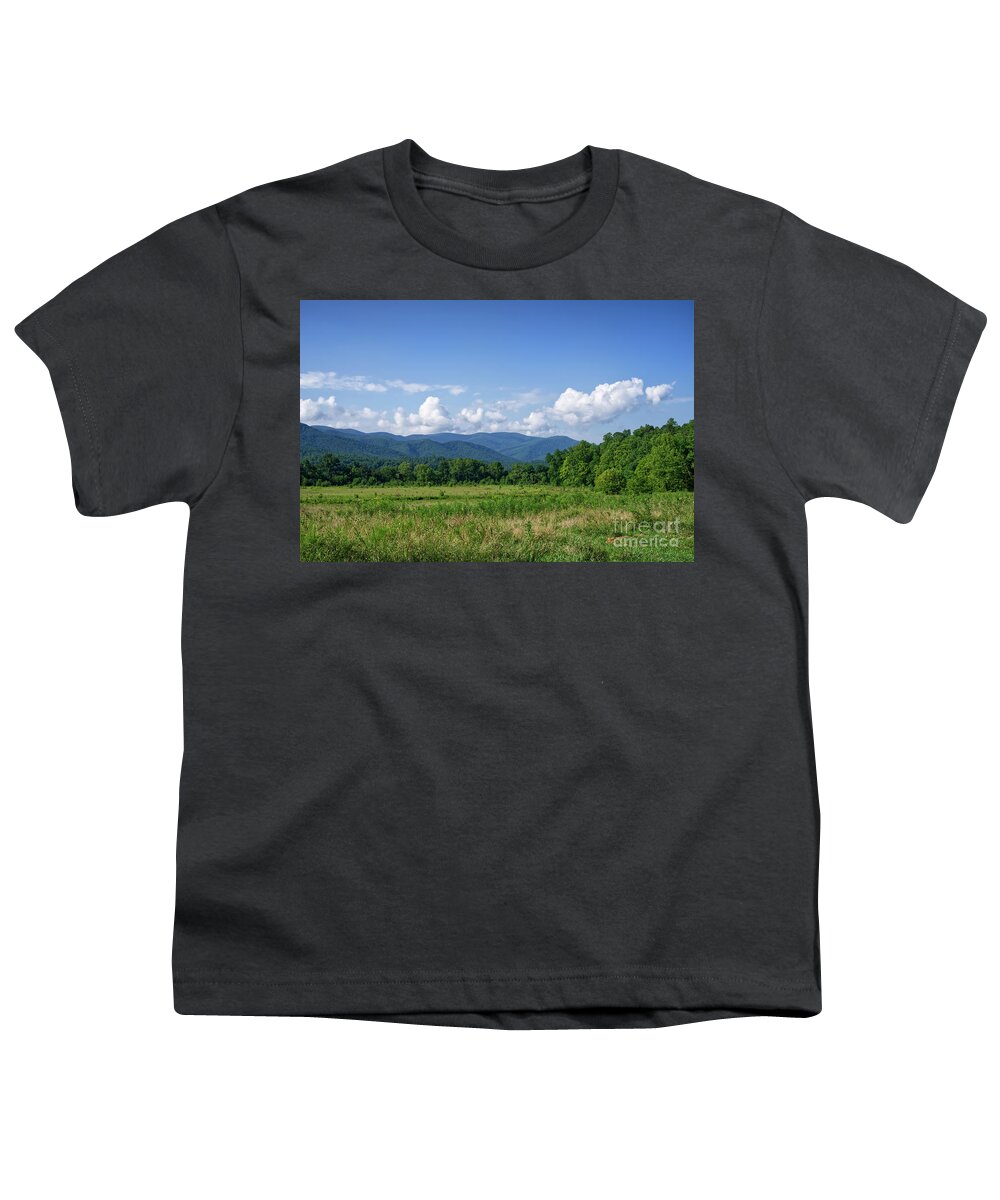 Tennessee Youth T-Shirt featuring the photograph Cades Cove Landscape 3 by Phil Perkins