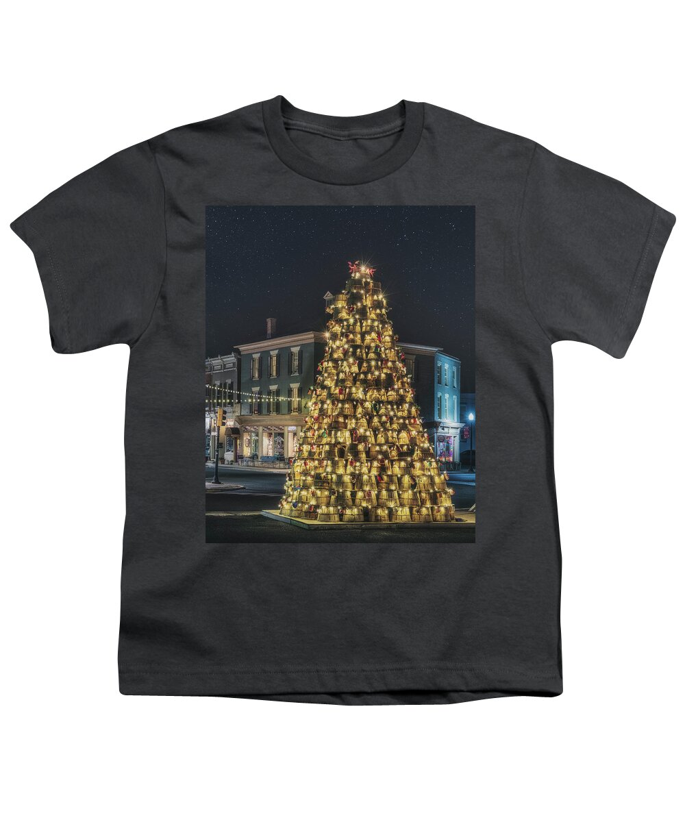 Maryland Youth T-Shirt featuring the photograph Cambridge Christmas 2020 by Robert Fawcett