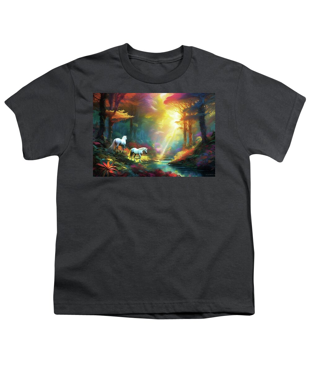Forest Youth T-Shirt featuring the digital art Cf II by Jeff Malderez