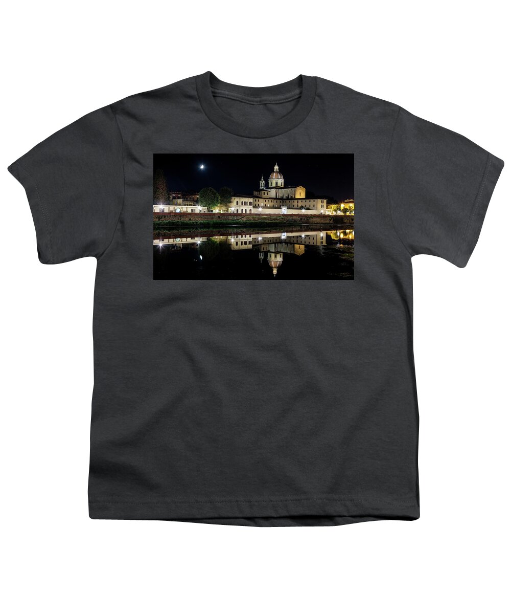 Arno Youth T-Shirt featuring the photograph Chiesa di San Frediano in Cestello by Alexey Stiop