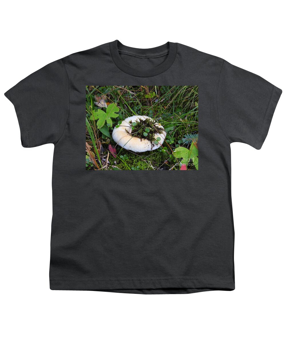 Mushroom Youth T-Shirt featuring the photograph Chilcotin Forest Mushroom Garden by Nicola Finch