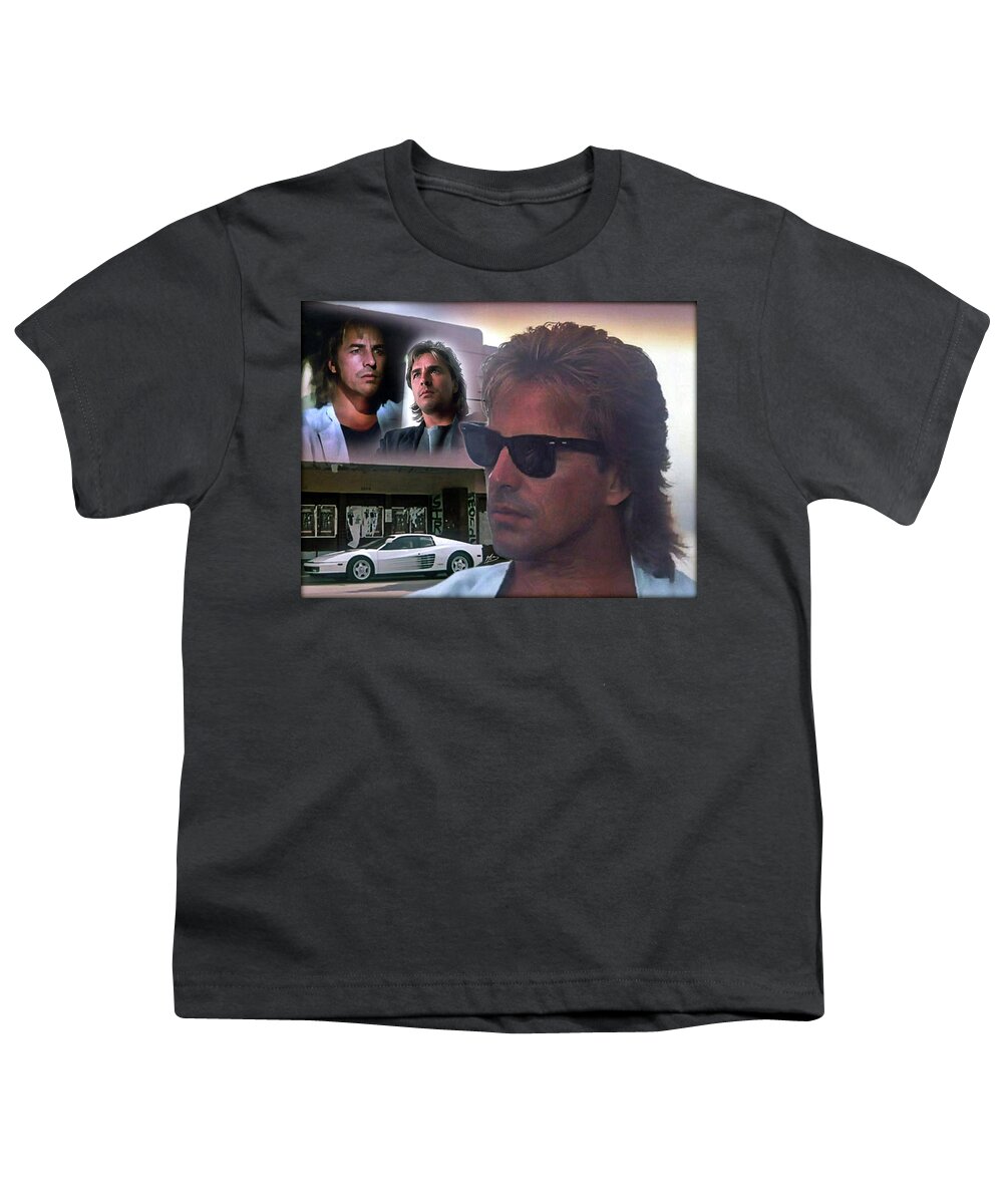 Miami Vice Youth T-Shirt featuring the digital art Child's Play 6 by Mark Baranowski