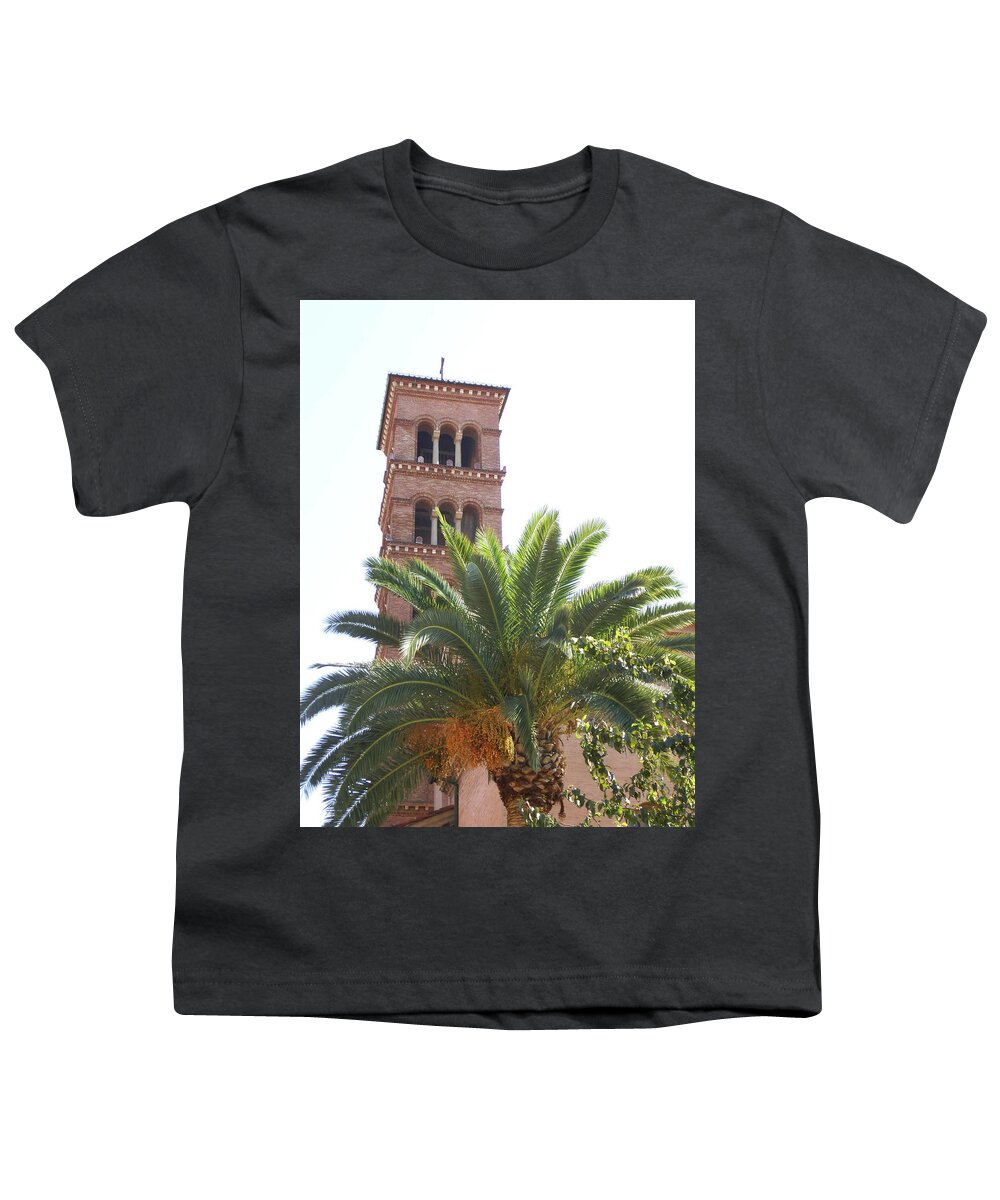  Youth T-Shirt featuring the photograph Church Palm by Heather E Harman