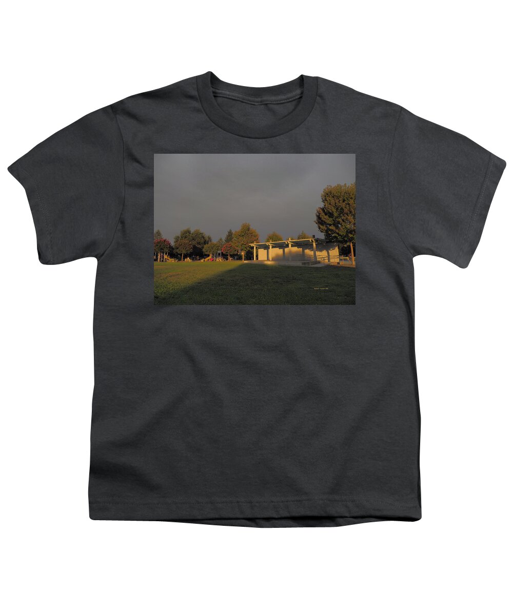 Landscape Youth T-Shirt featuring the photograph City Park Performing by Richard Thomas