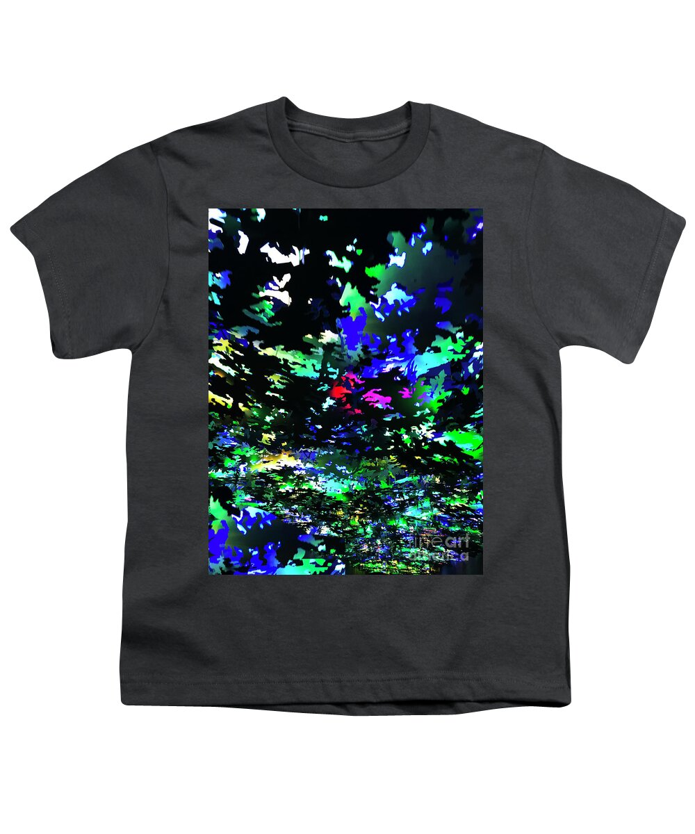 Abstract Youth T-Shirt featuring the photograph Cloudy With a Chance of Color by Rick Locke - Out of the Corner of My Eye