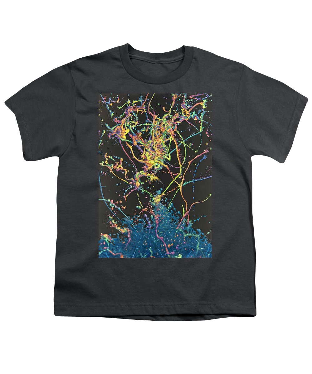 Coalescence Youth T-Shirt featuring the painting Coalescence by James W Johnson