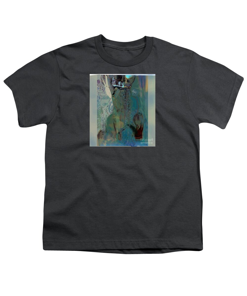 Cold Youth T-Shirt featuring the mixed media Cold Nights Hot Chocolate by Zsanan Studio