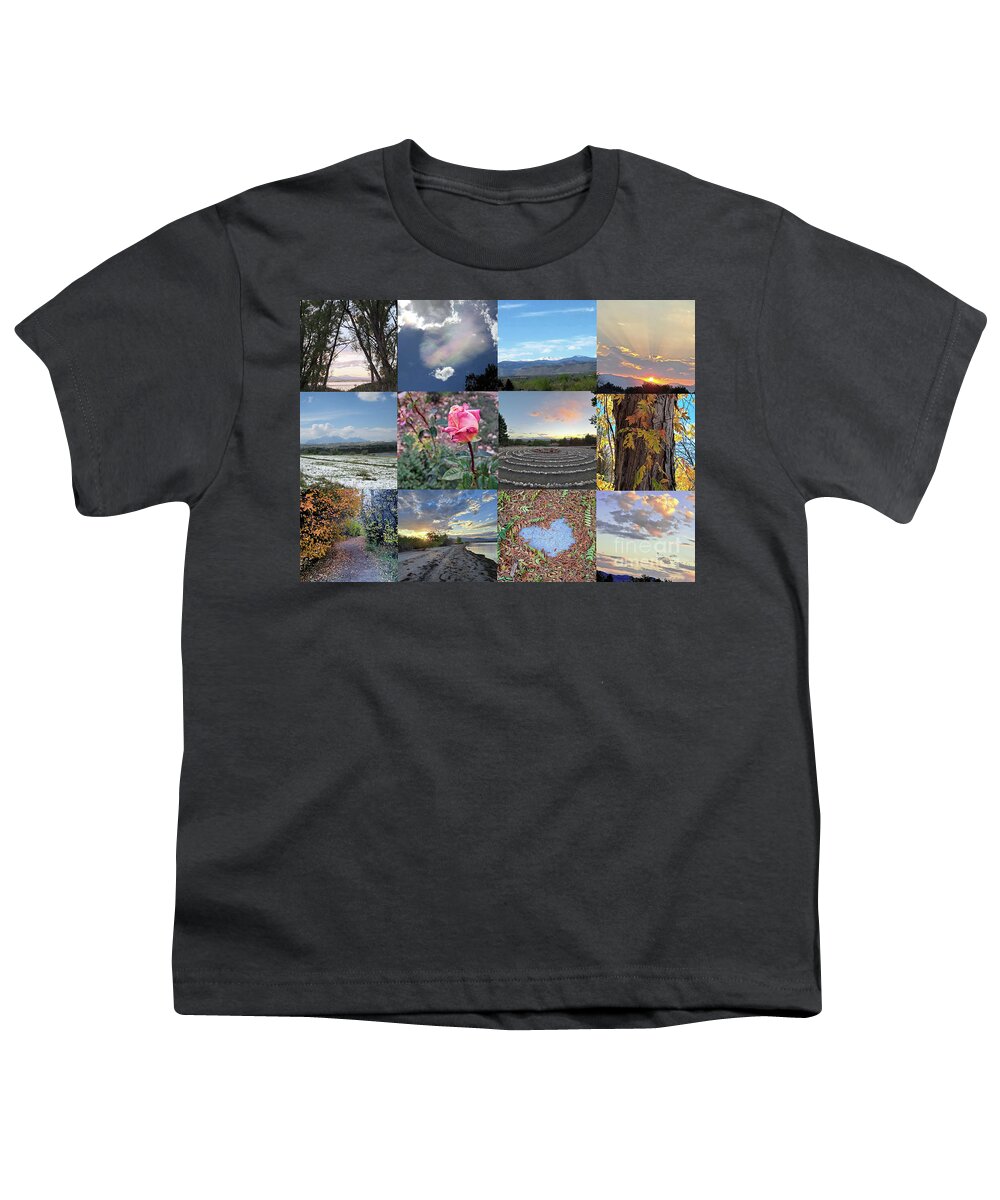 Arvada Youth T-Shirt featuring the digital art Mars Tour Colorado Collage by Mars Besso