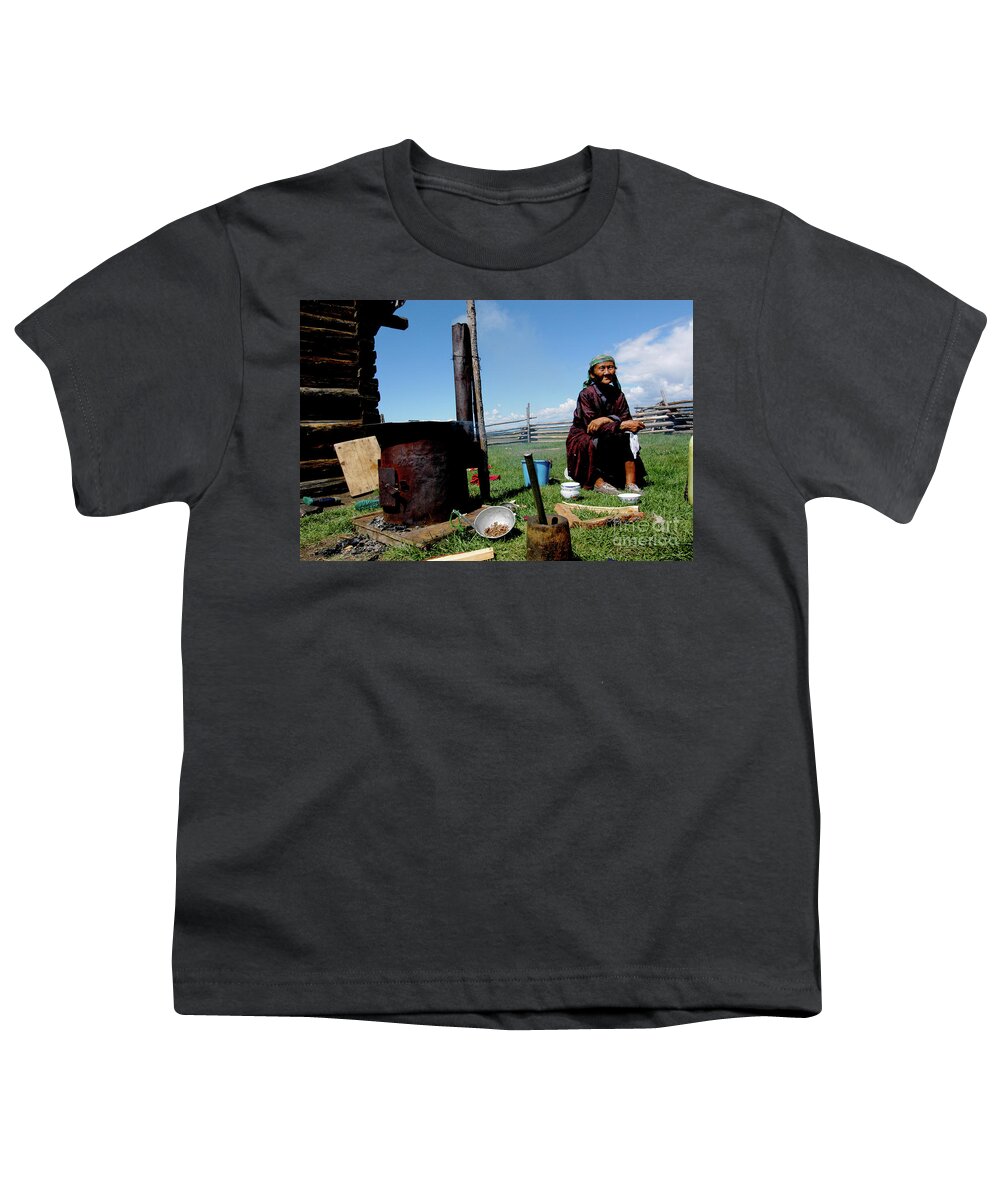 Colors Of Countryside Youth T-Shirt featuring the photograph Colors of Countryside by Elbegzaya Lkhagvasuren