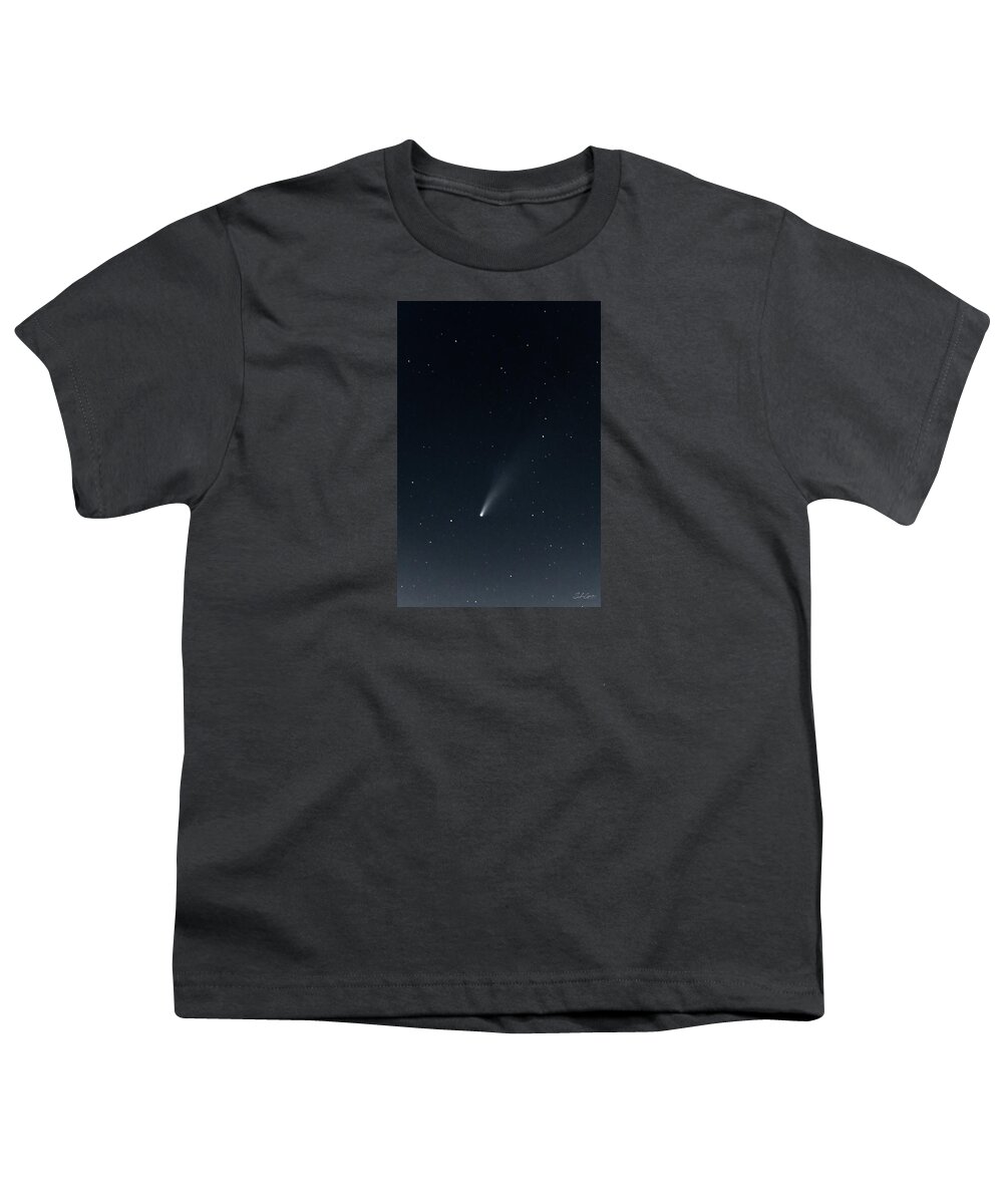 Neowise Youth T-Shirt featuring the photograph Comet NEOWISE by Steven Sparks