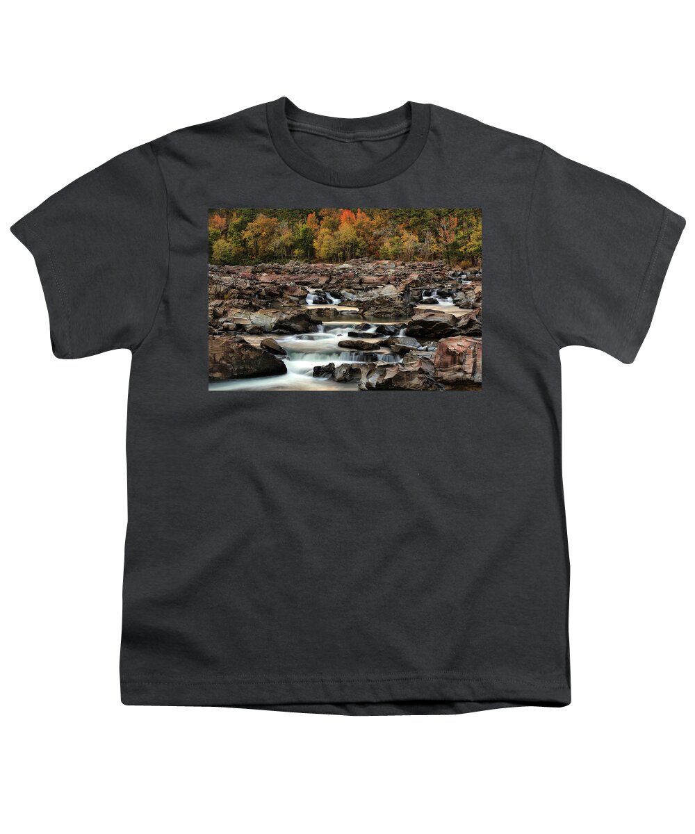  Youth T-Shirt featuring the photograph Cossatot New Fall Pic by William Rainey