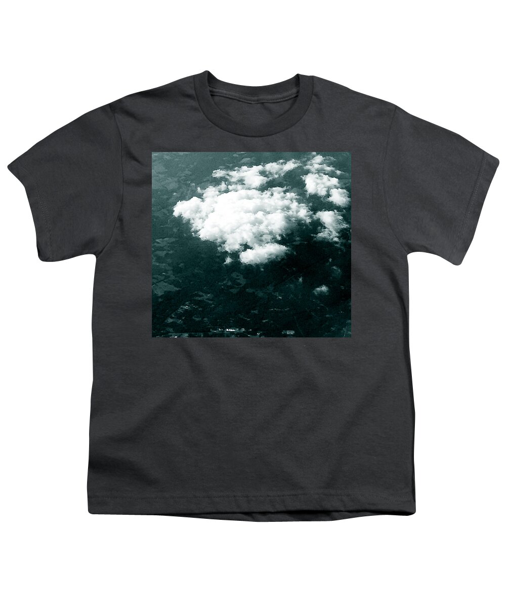 Tantilizing Cumulus Clouds Youth T-Shirt featuring the photograph Cotton Soft by Trevor A Smith