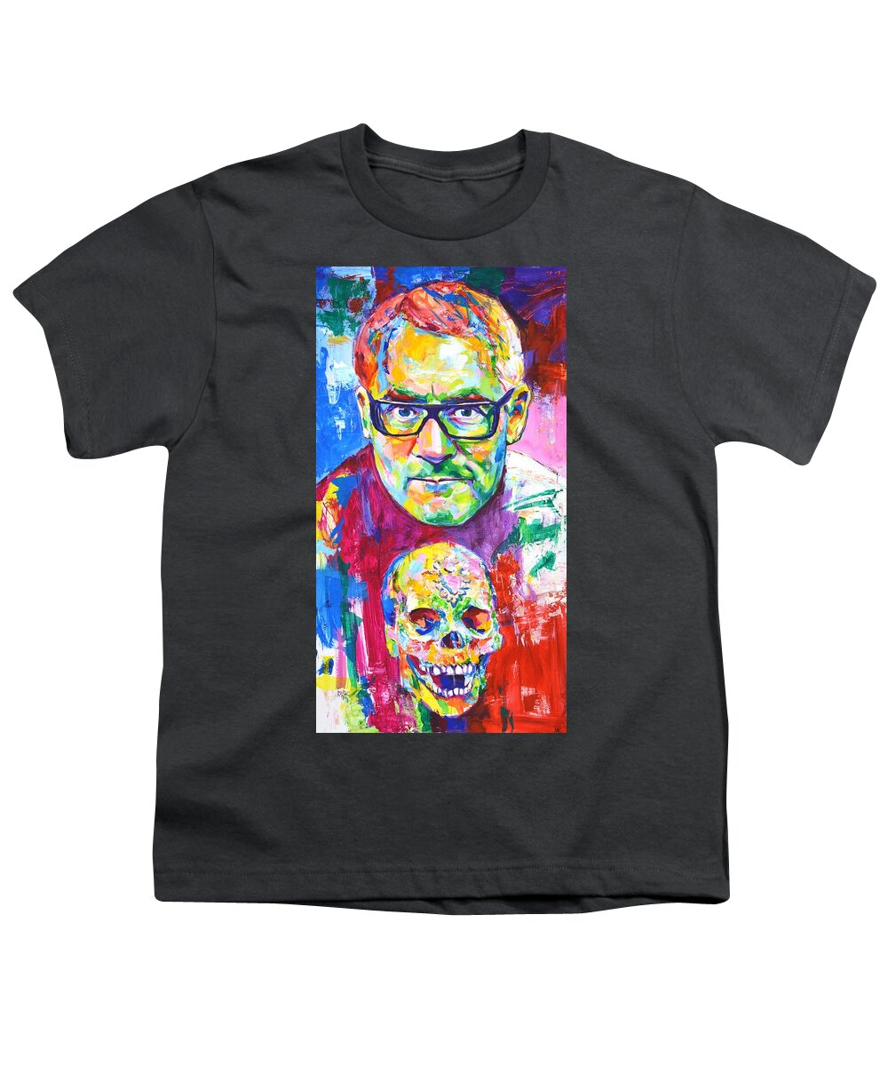 Damien Stephen Hirst Youth T-Shirt featuring the painting Damien Stephen Hirst by Iryna Kastsova