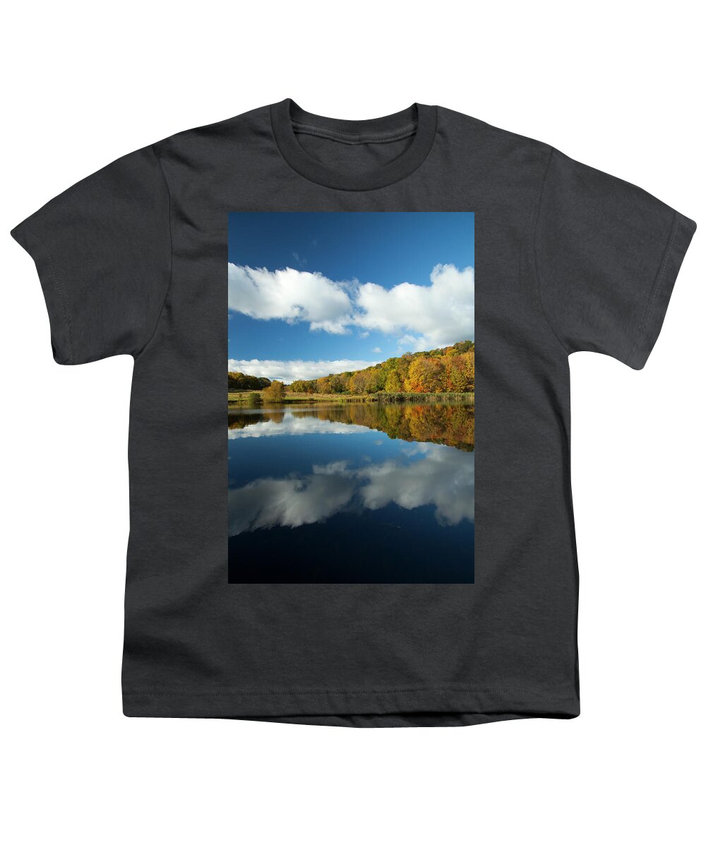 Fall Youth T-Shirt featuring the photograph Dancing Clouds by Karol Livote