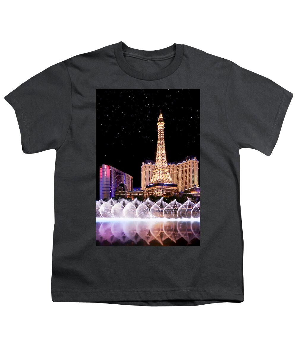 Las Vegas Youth T-Shirt featuring the photograph Dancing In The Starlight by Iryna Goodall