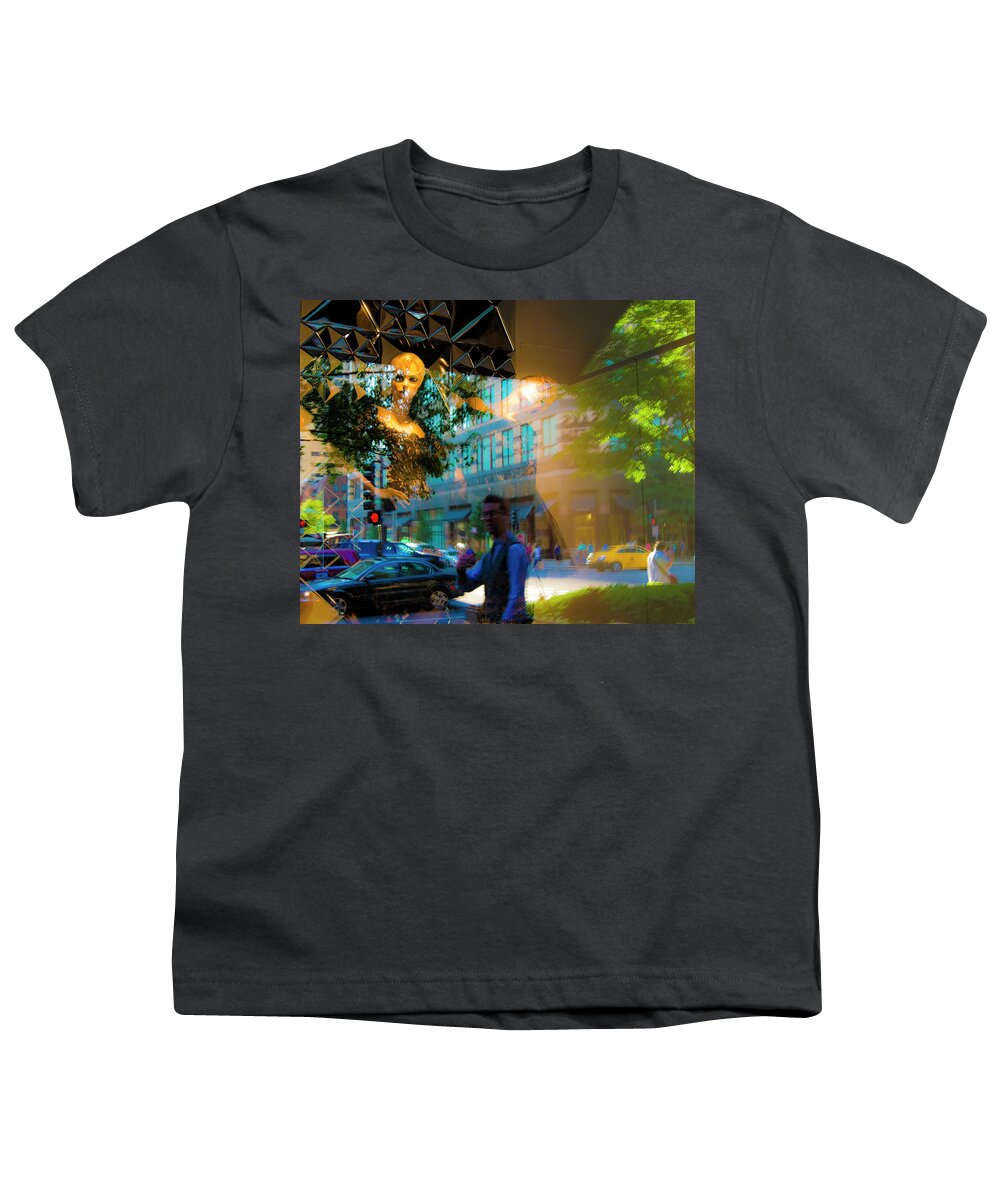 Mannequin Youth T-Shirt featuring the photograph Daydreaming in Color by Alex Lapidus