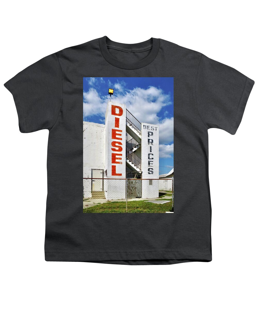 Diesel Youth T-Shirt featuring the photograph Diesel by Sarah Lilja