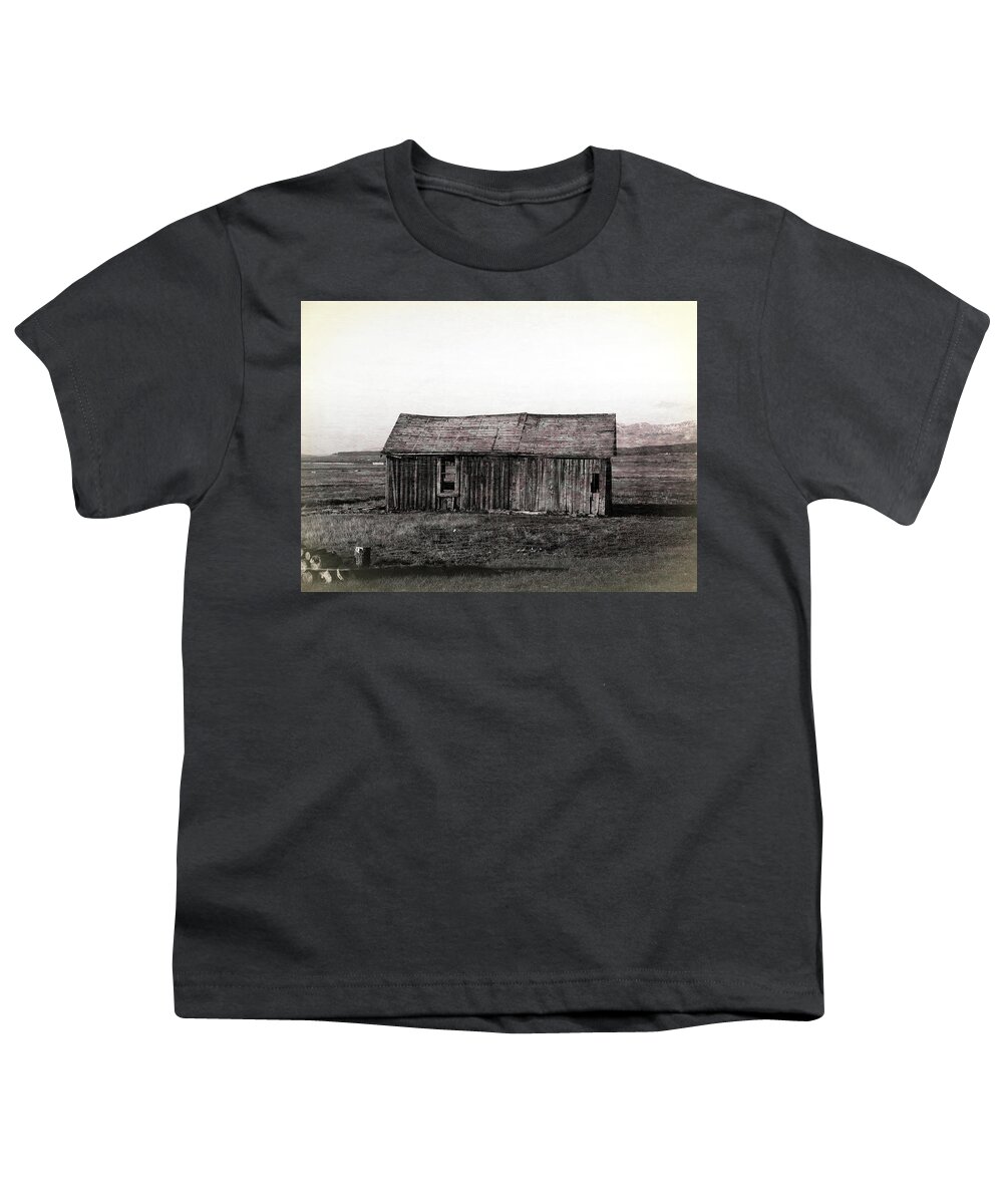 Dilapidated Barn Youth T-Shirt featuring the photograph Dilapidated Barn by Dan Sproul