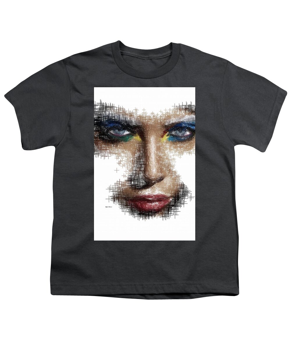 Portraits Youth T-Shirt featuring the painting Don't Ever Doubt it by Rafael Salazar