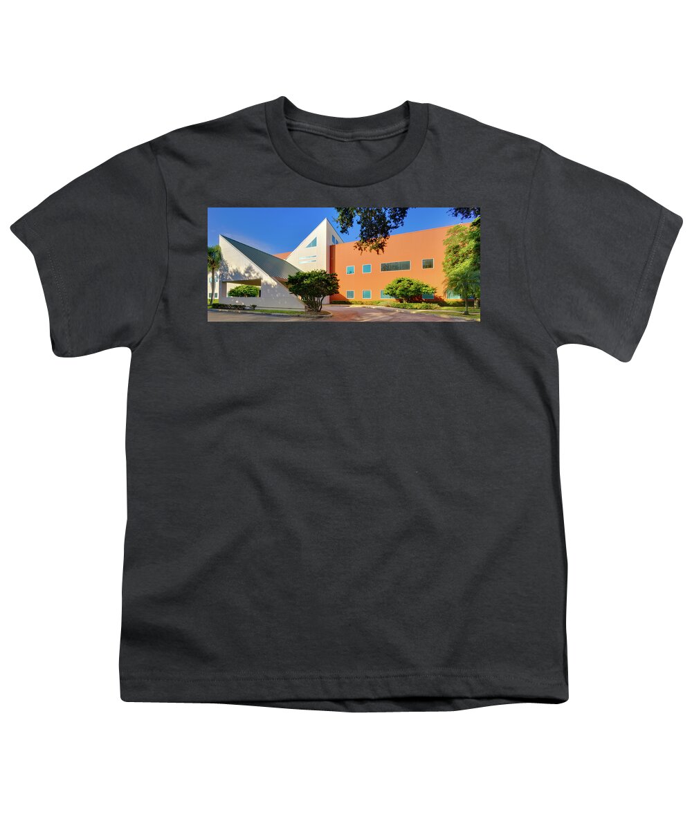 Coastal Orthopedics Youth T-Shirt featuring the photograph Double Triangle Entrance Right View by Rolf Bertram