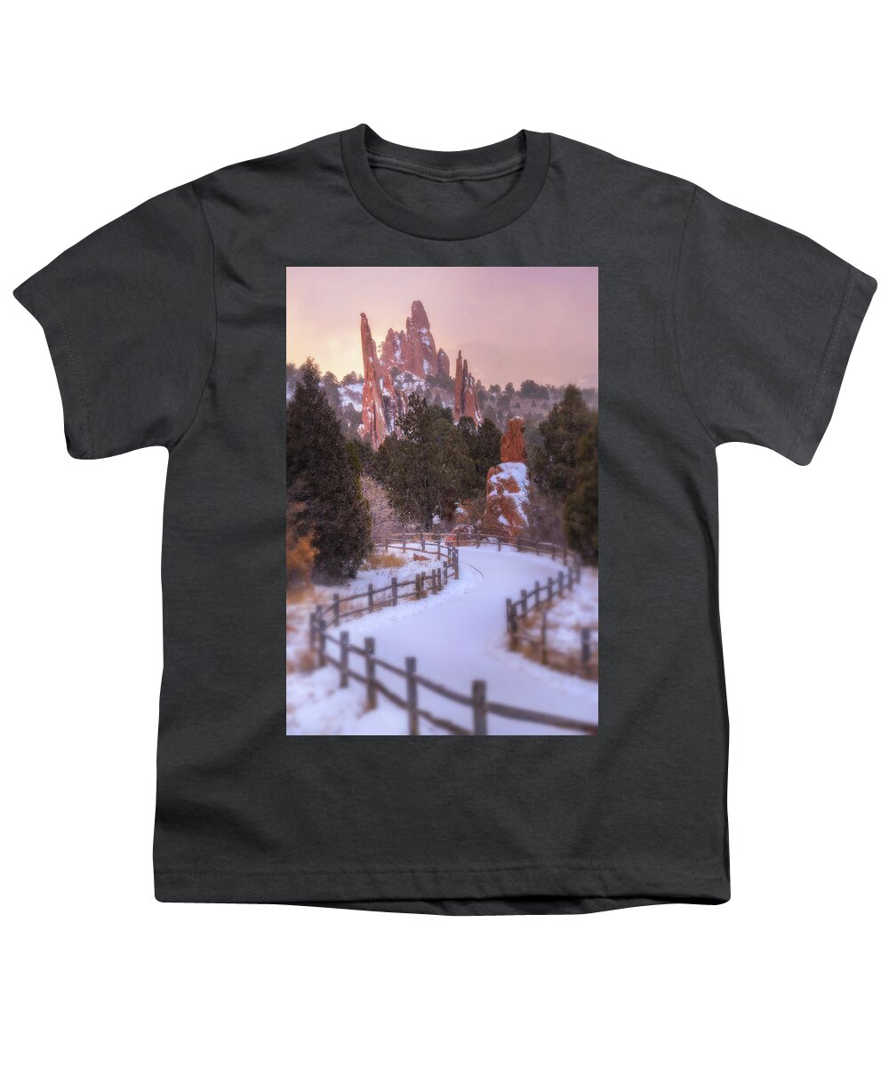 Garden Of The Gods Youth T-Shirt featuring the photograph Dreams in the Garden by Darren White