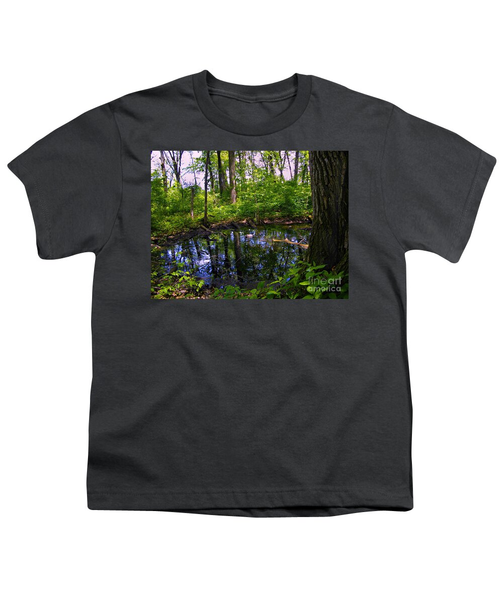 Ducks Youth T-Shirt featuring the photograph Ducks In The Water by Frank J Casella