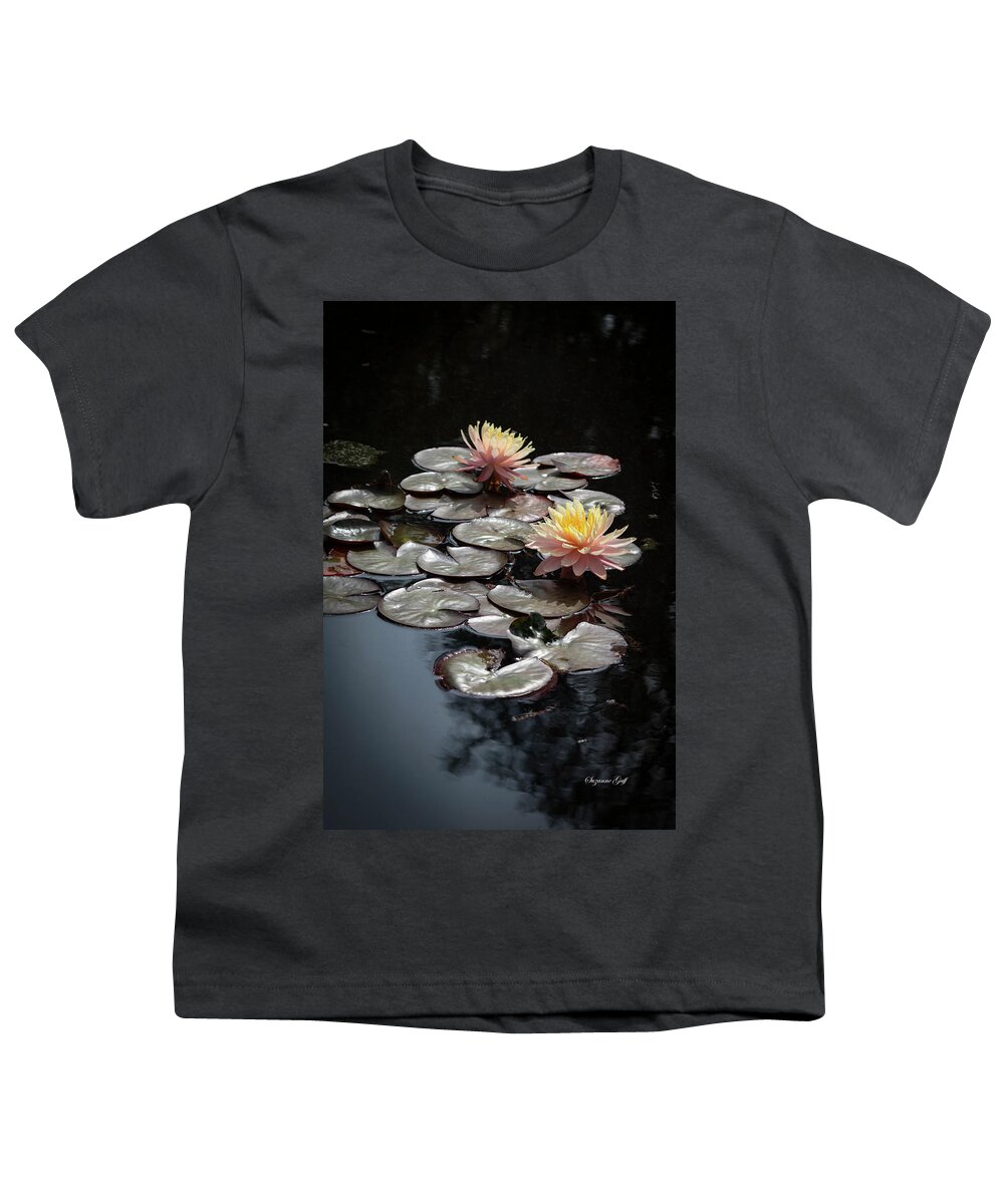 Photograph Youth T-Shirt featuring the photograph Early Spring Water Lilies II by Suzanne Gaff