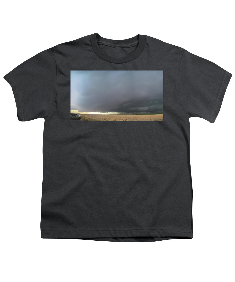 Nebraskasc Youth T-Shirt featuring the photograph Eastern Colorado Supercell 004 by Dale Kaminski