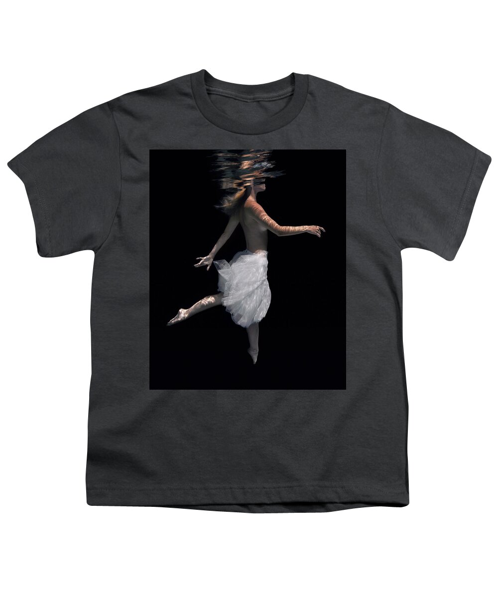 Underwater Youth T-Shirt featuring the photograph Elegance by Gemma Silvestre