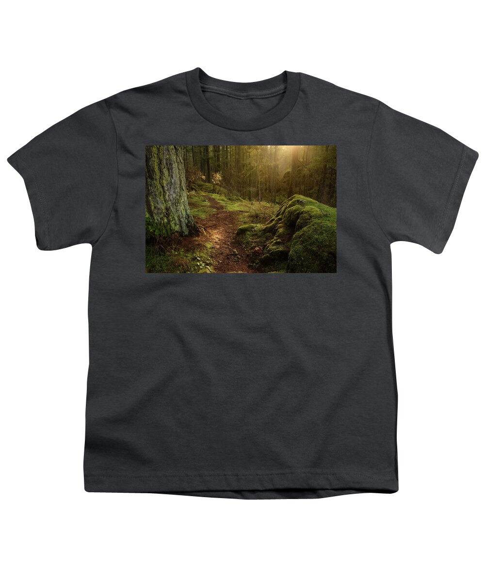 Forest Youth T-Shirt featuring the photograph Enchanted Temperate Rainforest by Naomi Maya