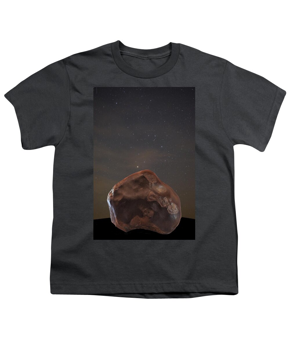 Meteorite Fall Youth T-Shirt featuring the photograph Fallen from the Sky by Karine GADRE