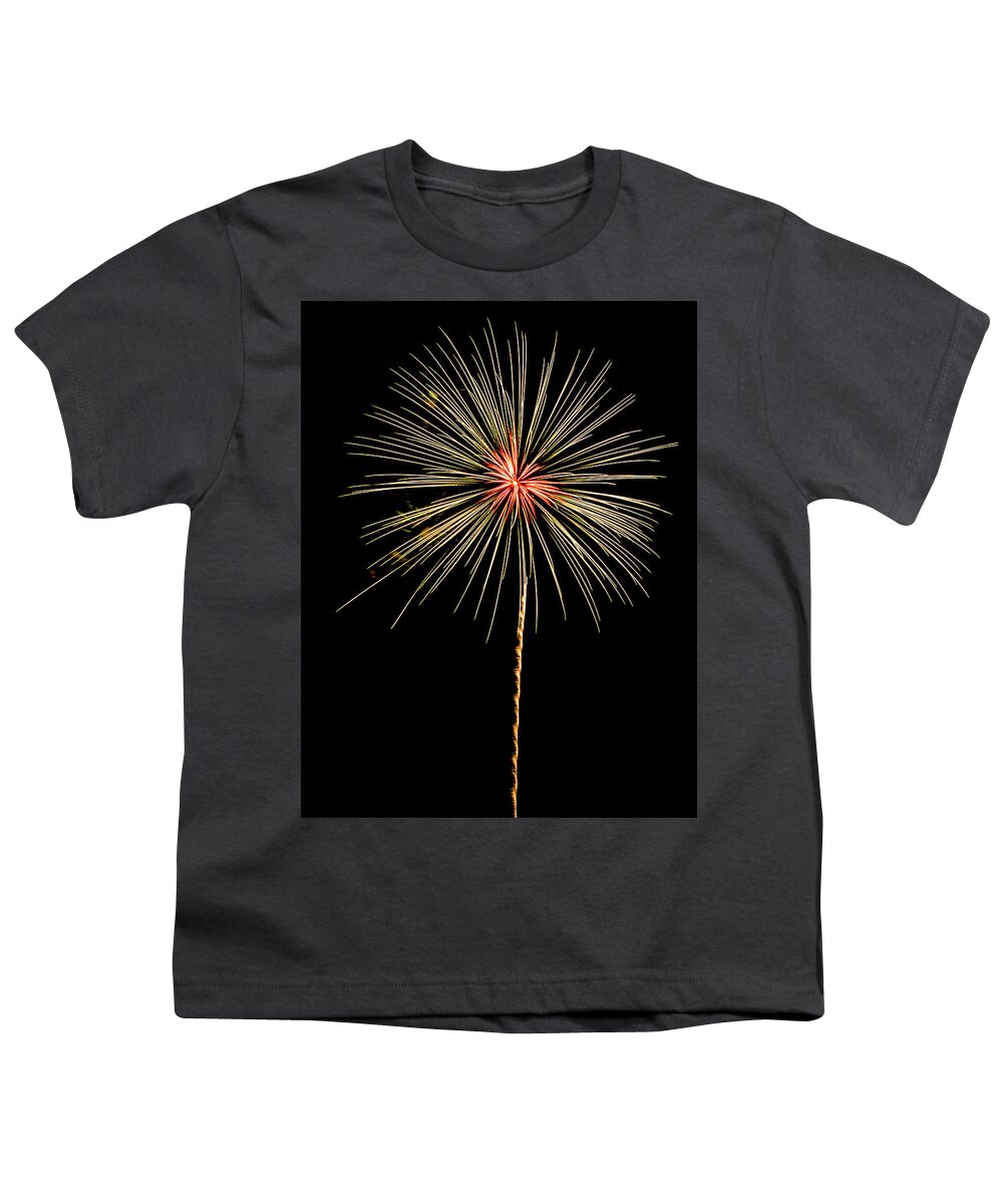Firework Youth T-Shirt featuring the photograph Flower Explosion  by Kevin Lane