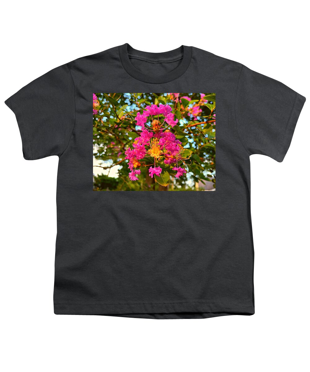 Flower Youth T-Shirt featuring the photograph Flower in July by Lee Darnell