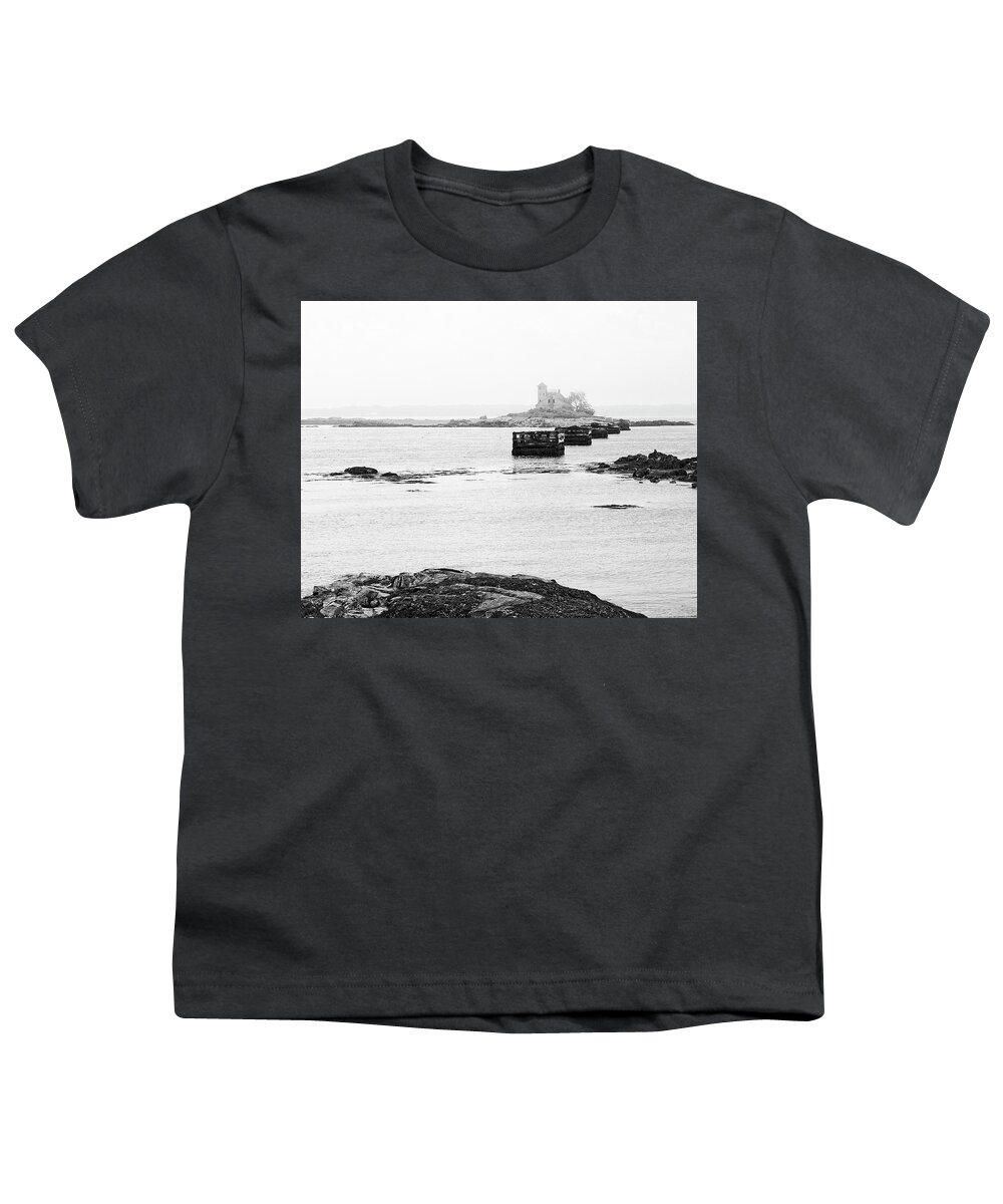 Fort Foster Youth T-Shirt featuring the photograph Fort Foster 3, Maine by Steven Ralser