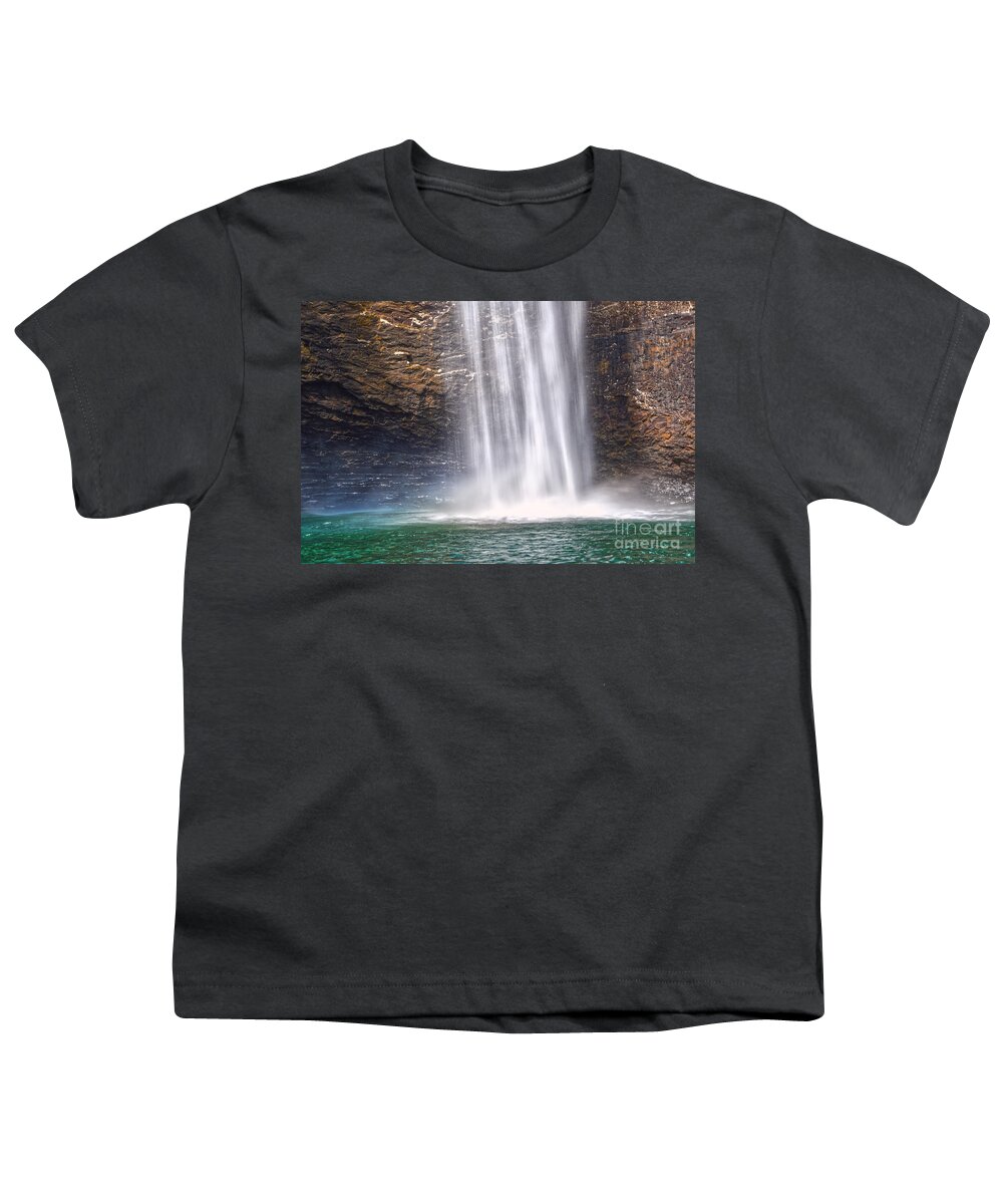 Foster Falls Youth T-Shirt featuring the photograph Foster Falls 5 by Phil Perkins