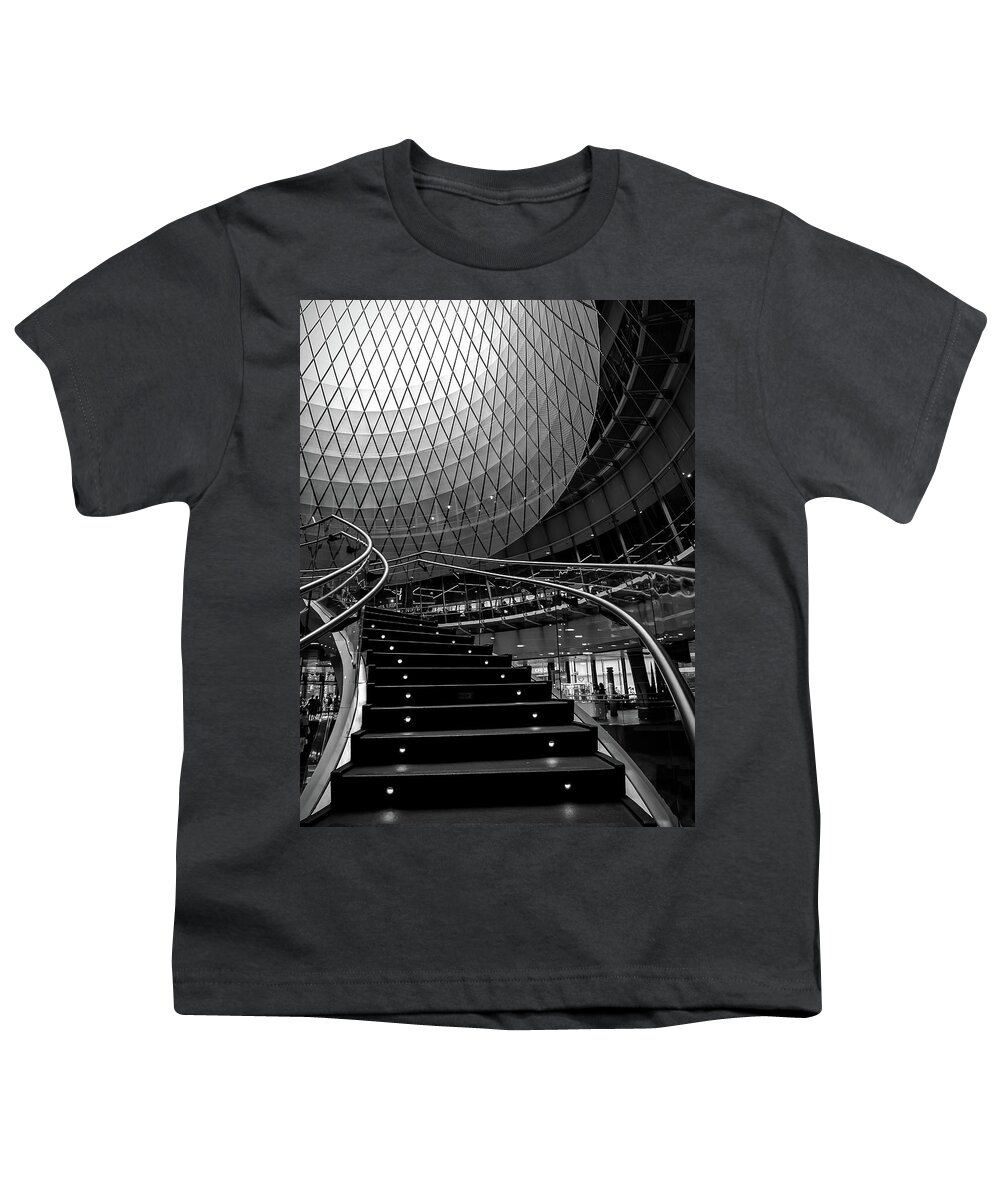 Nyc Youth T-Shirt featuring the photograph Fulton Street Train Station by Sylvia Goldkranz