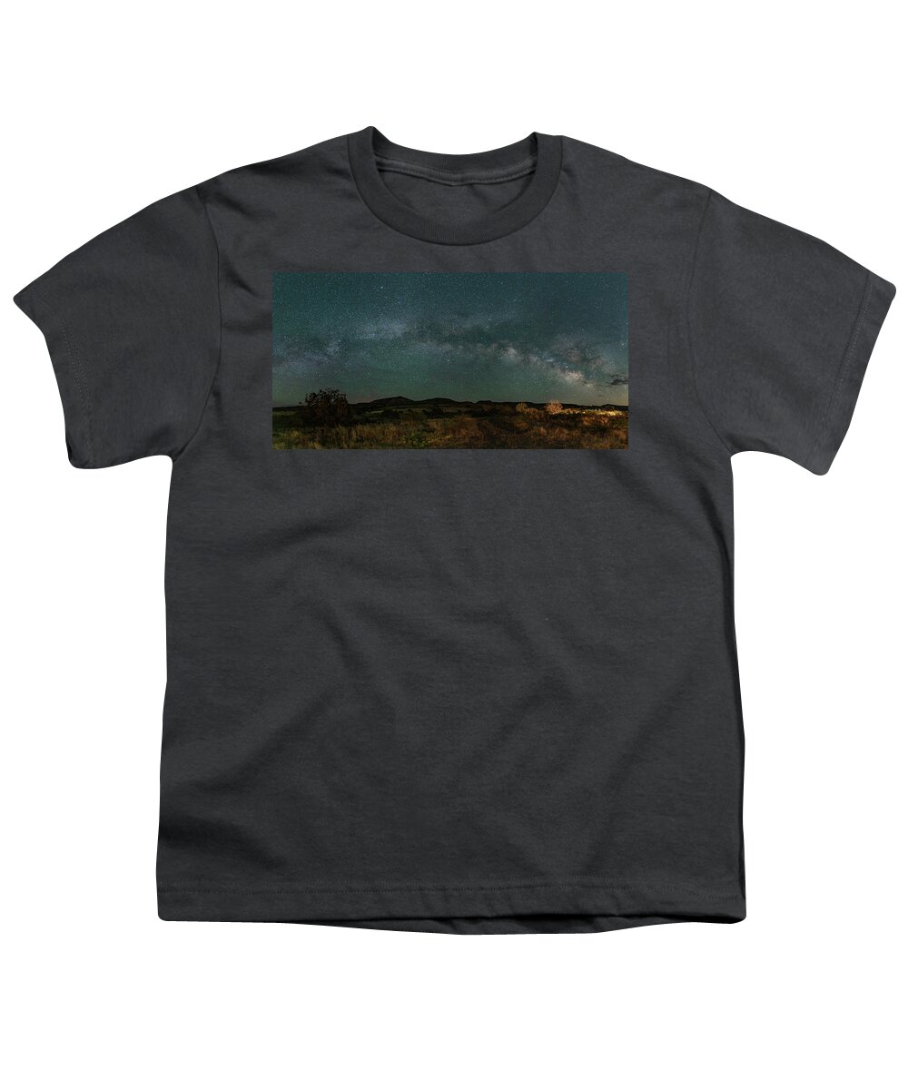 Arizona Youth T-Shirt featuring the photograph Galactic Rise by David R Robinson