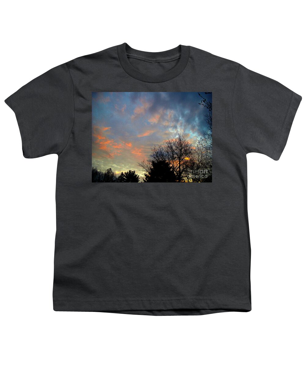 Colorful Sky Youth T-Shirt featuring the photograph Glory in the Sky by Frank J Casella