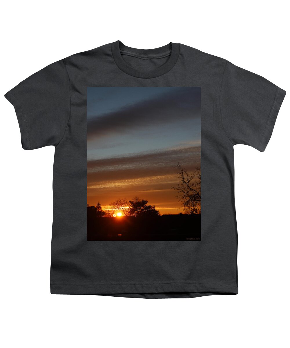 Morning Youth T-Shirt featuring the photograph Glory of the Morning February 6 2021 by Miriam A Kilmer